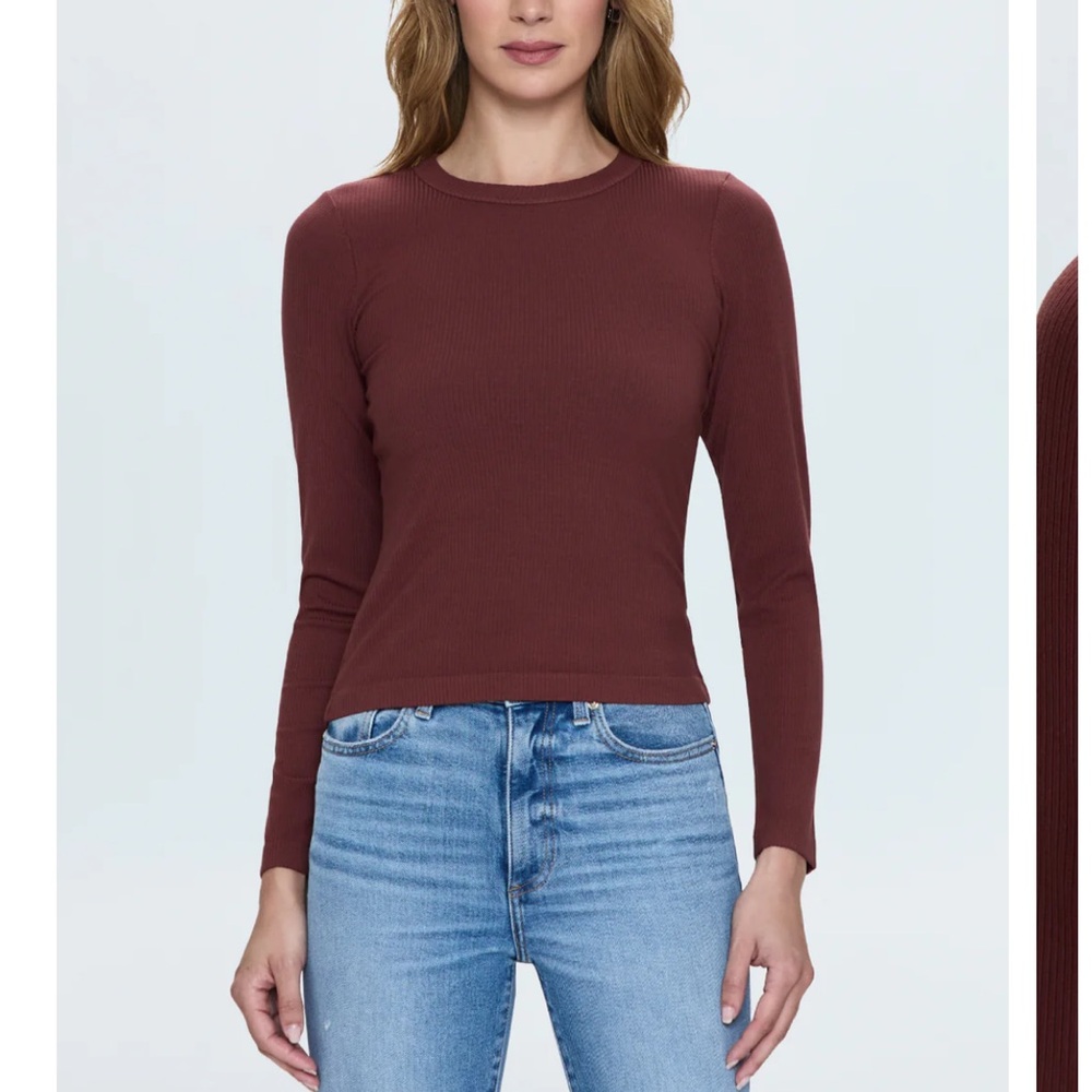 Pistola Ribbed brown Top